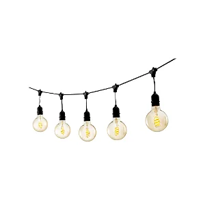 CORDÃO SAVE ENERGY SE-275.1646 STRING LIGHT 5 METROS EXTERNO TERMOPLÁSTICO PRETO