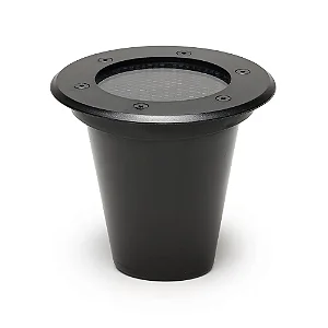 BALIZADOR DE CHÃO SAVE ENERGY SE-335.1341 EMBUTIR JET BLACK 12W 2700K 30°