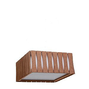 PLAFON ADRI RQ4004PFML RIPADO QUADRADO 40X40CM 4XE27