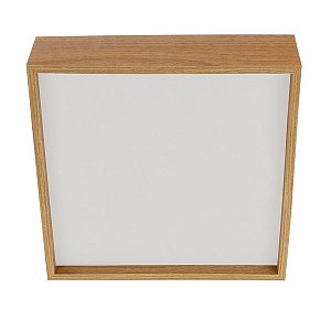 PLAFON ADRI WQ4004PFFJ WOOD QUADRADO 40X40CM 4XE27