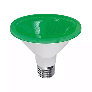 LÂMPADA LUMINATTI LM172 PAR38 LED 15W GREEN 127-220V IP65 30º