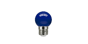 LÂMPADA LUMINATTI LM281 BOLINHA LED 6W AZUL 127V-220V