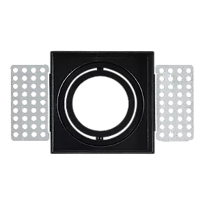 SPOT LUMINATTI LM2652 CONNECT NO FRAME QUADRADO PARA LAMPADA PAR20 BASE E27 PRETO