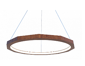 PENDENTE FOX LUSTRES 920 LED 4X4X40CM ACRÍLICO MADEIRA, MDF E CABO DE AÇO