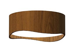 PLAFON FOX LUSTRES P84 Ø40X16CM MADEIRA MDF E ACRÍLICO 3XE27