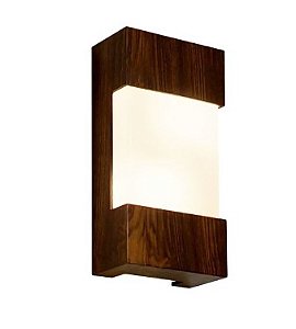 ARANDELA FOX LUSTRES AR18 30X15X9CM MADEIRA, MDF E ACRÍLICO 2XE27
