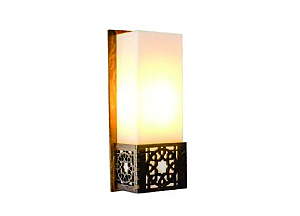 ARANDELA FOX LUSTRES AR26 LASER 30X12X9CM MADEIRA, MDF E ACRÍLICO 1XE27