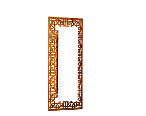 ARANDELA FOX LUSTRES AR28 LASER 55X20X9CM MADEIRA, MDF E ACRÍLICO 2XE27