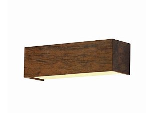 ARANDELA FOX LUSTRES AR34 CLEAN 15X40X9CM MADEIRA, MDF E ACRÍLICO 2XE27