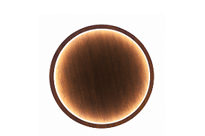 ARANDELA FOX LUSTRES AR74 LED 35X35X8CM MADEIRA, MDF E ACRÍLICO