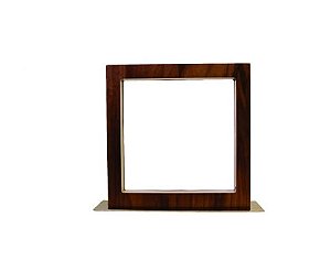 ABAJUR FOX LUSTRES 5308 LED 30X30CM MADEIRA, MDF E ACRÍLICO 3000K