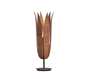 ABAJUR FOX LUSTRES 5335 LÍRIO 55X22X22CM MADEIRA E MDF 1XE27