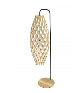 COLUNA FOX LUSTRES 5425 RAIZEN 160X36X45CM MADEIRA, MDF, AÇO CARBONO E ACRÍLICO 1XE27