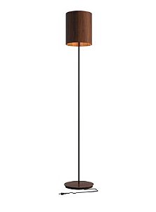 COLUNA FOX LUSTRES 5453 CILÍNDRICO Ø28X160 MADEIRA, MDF E AÇO CARBONO 1XE27