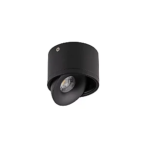 SPOT NORDECOR 6317 SOBR. PRETO SKEL 7W LED 3000K 24°