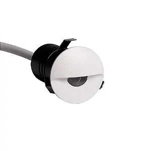BALIZADOR NORDECOR 2839 EMB. REDONDO BRANCO ROMI 1W LED 3000K