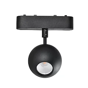 SPOT NORDECOR 6560 LED MAGNETIC TRACK KAY TEZ 9,5W 3000K PRETO
