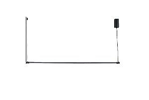 PENDENTE SKYLIGHT SKY-4031P SWING Ø1,6X80CM 2M D/CABO 3000K 1280LM