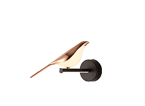 ARANDELA SKYLIGHT SKY-3099AR CHEST 23X32X22CM FRENCH GOLD METAL E ACRÍLICO 3000K 800LM