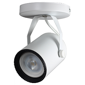SPOT SKYLIGHT SKY-120BR BRANCO USUAL P/TRILHO CANOPLA PAR20 METAL 1XE27