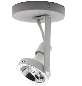SPOT SKYLIGHT SKY-140BR BRANCO USUAL P/TRILHO CANOPLA AR70 METAL 1XGU10