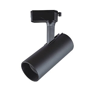 SPOT SKYLIGHT SKY-1007/30PT BEZEL P/TRILHO PRETO 7W 3000K 700LM