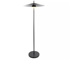 COLUNA SPOTLINE 1170/1 LLIO Ø40X150CM ALUMÍNIO PRETO 12W 3000K