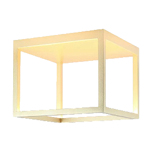 PLAFON SPOTLINE 1187/29 LAMP CHAMPAGNE 17X21X21CM ALUMINIO 3000K 15W