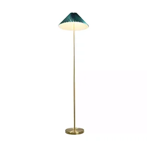 COLUNA SPOTLINE 1226/24 TOKYO Ø36X148CM ALUMÍNIO DOURADO CÚPULA VERDE  3000K 12W