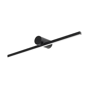 ARANDELA SPOTLINE 1168/40 NANO LINEAR 40CM ALUMÍNIO PRETO 3000K 3W