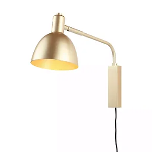 ARANDELA SPOTLINE 1157/1 NOVEL C/RABICHO 20X32CM ALUMÍNIO CHAMPAGNE 1XGU10