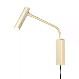 ARANDELA SPOTLINE 1155/1 ARK C/RABICHO 22X23CM ALUMÍNIO CHAMPAGNE 2W 3000K
