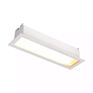 SPOT SPOTLINE 1159/1 EMBUTIR POINT DIFUSO RETANGULAR 5X5X15CM ALUMÍNIO BRANCO 10W 3000K