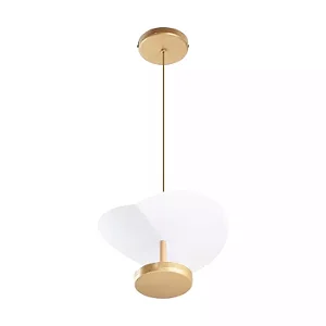 PENDENTE SPOTLINE 1070/40 UP Ø40X14CM ALUMÍNIO DOURADO FOSCO 22W 3000K