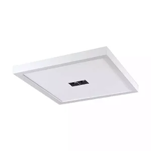 PLAFON SPOTLINE 1052/30 EMBUTIR ELEGANCE QUADRADO 30X30X4 DOIS FOCOS ALUMÍNIO BRANCO 32W 3000K