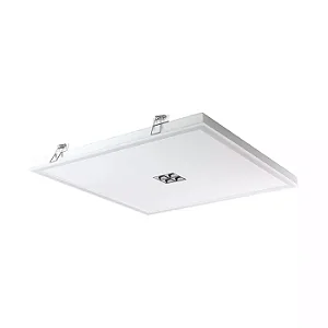 PLAFON SPOTLINE 1081/50 EMBUTIR ELEGANCE QUADRADO 50X50X4 QUATRO FOCOS ALUMÍNIO BRANCO 40W 3000K