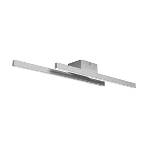 PLAFON SPOTLINE 812/60 LED KIT LINEAR SOBREPOR 75X12X8CM ALUMÍNIO BRANCO 3000K 18W