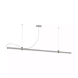 PENDENTE SPOTLINE 810/120 LED OFFICE RETANGULAR 3X120X3CM ALUMÍNIO BRANCO 18W 4000K