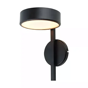 ARANDELA SPOTLINE 884/1 LED CAKE Ø17X30CM ALUMÍNIO PRETO 3000K 8W
