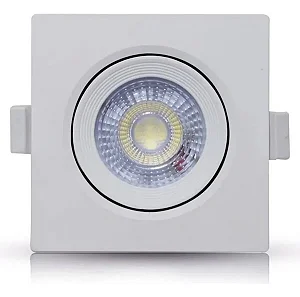 KIT 10 SPOT EMB G-LIGHT QUADR 7,5X7,5CM 4W 3000K