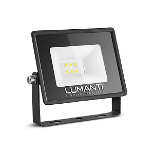 KIT 5 REFLETORES LUMANTI LED START 10W 5500K