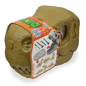 Brinquedo Arqueologista Escavação de Dinossauro Escava Dino Polibrinq