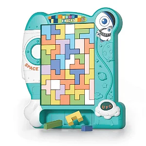 Brinquedo Educativo Montessori Tetris Poli Bricks Polibrinq