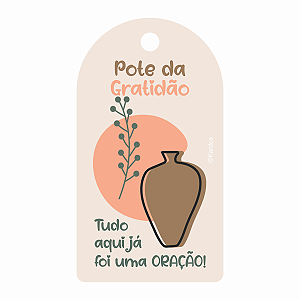 Tag Pote Da Gratidão Oração Para Mimos e Presentes Com 50un