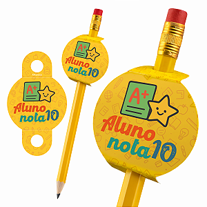 Tag para Lápis e Caneta Aluno Nota 10 com 50un da Kardos