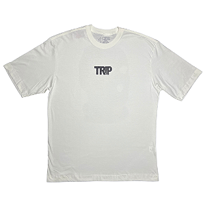 Camiseta Oversized TripSide Off White Balaclava - Streetwear