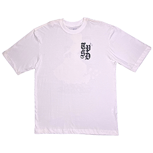 Camiseta Oversized TripSide Weedgirl Off White - Streetwear