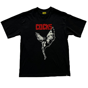 Camiseta Oversized Cocks Nirvana Preta - Streetwear