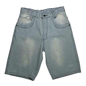 BERMUDA JEANS CLARA CORTE RETO DÉLAVÉ 1