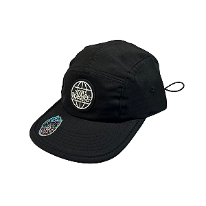 BONÉ FIVE PANEL PRETO